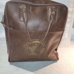 Vintage international study tour carryon bag